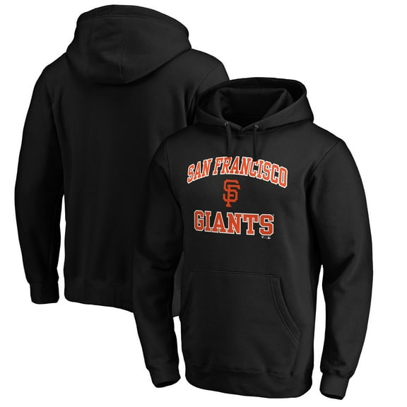 Men's Black San Francisco Giants Heart & Soul Pullover Hoodie