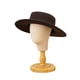 thumbnail image 4 of ¡Rebaja! Sombrero de copa Fdelink, moderno, color moderno, estilo canotier, sombrero de invierno cálido para exteriores, sombrero negro., 4 of 4