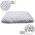 thumbnail image 3 of Purple Pet Bed, Watercolor Paint Style Nostalgic Retro Style Polka Dot Pattern Theme Classic, Chew Resistant Pad for Dogs and Cats Cushion with Removable Cover, 24" x 39", Lilac Blue, by Ambesonne, 3 of 4