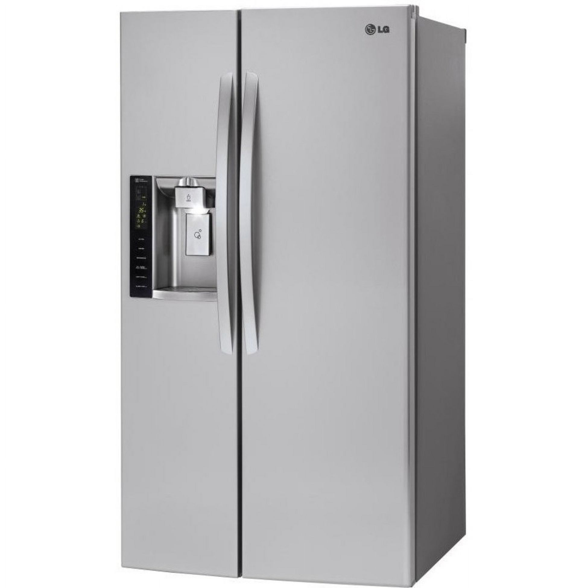 LG 22 cu. ft. Smart wi-fi Enabled Side-by-Side Counter-Depth Refrigerator - image 2 of 10