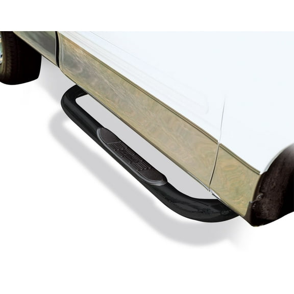 Big Country Truck Accessories 370061 3 Round Side Bars Mild Steel Black