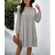 thumbnail image 1 of Vestido Midi,Vestido De Mujer Vestido De Manga Larga De Una Pieza Vestido Suelto Rendimiento Sin Igual, 1 of 6