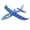 Blue, variant on Foam Glider Airplane Toy Electric Hand Throwing Flying Aircraft Model for Outdoor Sports and Party Favors, 14inch Blue