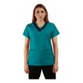 thumbnail image 2 of Filipina Medica Cuello V Ancho A Contraste, 2 of 7