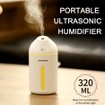 thumbnail image 2 of Humidificador ultrasónico portátil 320ML USB Power Air Difusor con lámpara de noche románt Romacci Humidificador, 2 of 7