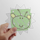 thumbnail image 1 of Universo y Alien graffiti alien Calcomanías solares de vinilo, 1 of 3