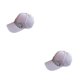 thumbnail image 1 of Jumpingount Gorras de béisbol Rhinestone Sun Visor Sombreros Hebilla de metal Summer Wide Brim Ponytail Hat Fashion Shopping Sports Pink Rosa 2piezas, 1 of 6