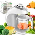 thumbnail image 1 of NutriChef Electric Baby Food Maker Puree Food Processor Blender Steamer (2 Pack), 1 of 8