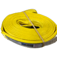 thumbnail image 1 of Monument Industrial Supply 2" X 20' Eye & Eye Polyester Web Sling, Pulling Strap, Double Ply, USA Sling, Vertical 6,400, Choke 5,000, 12,800 lbs of Basket Hold, Made in The United States, 1 of 3