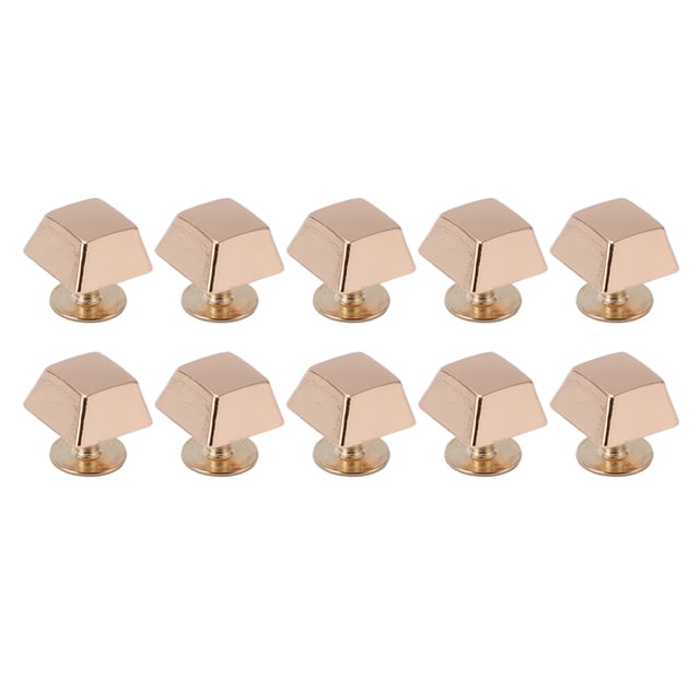 Handbag Feet Spike Rivet, Screw Back Rivet Button Slick Finish 30 Sets Easy Installation Zinc Alloy for Bags