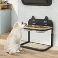 thumbnail image 5 of Gymax Elevated Pet Feeder w/ 2 Stainless Steel Cat Food & Water Bowls, 5 of 10