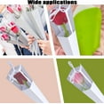 thumbnail image 4 of 12Set Cone Iridescent Paper Single Rose Packaging Gift Boxes Folding Floral Bouquet Paper Boxes with PVC Window and Ribbon for DIY, 4 of 8