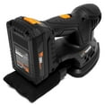 thumbnail image 6 of WEN 20401 20V Max Cordless Detailing Palm Sander with 2.0 Ah Lithium-Ion Battery and Charger, 6 of 8