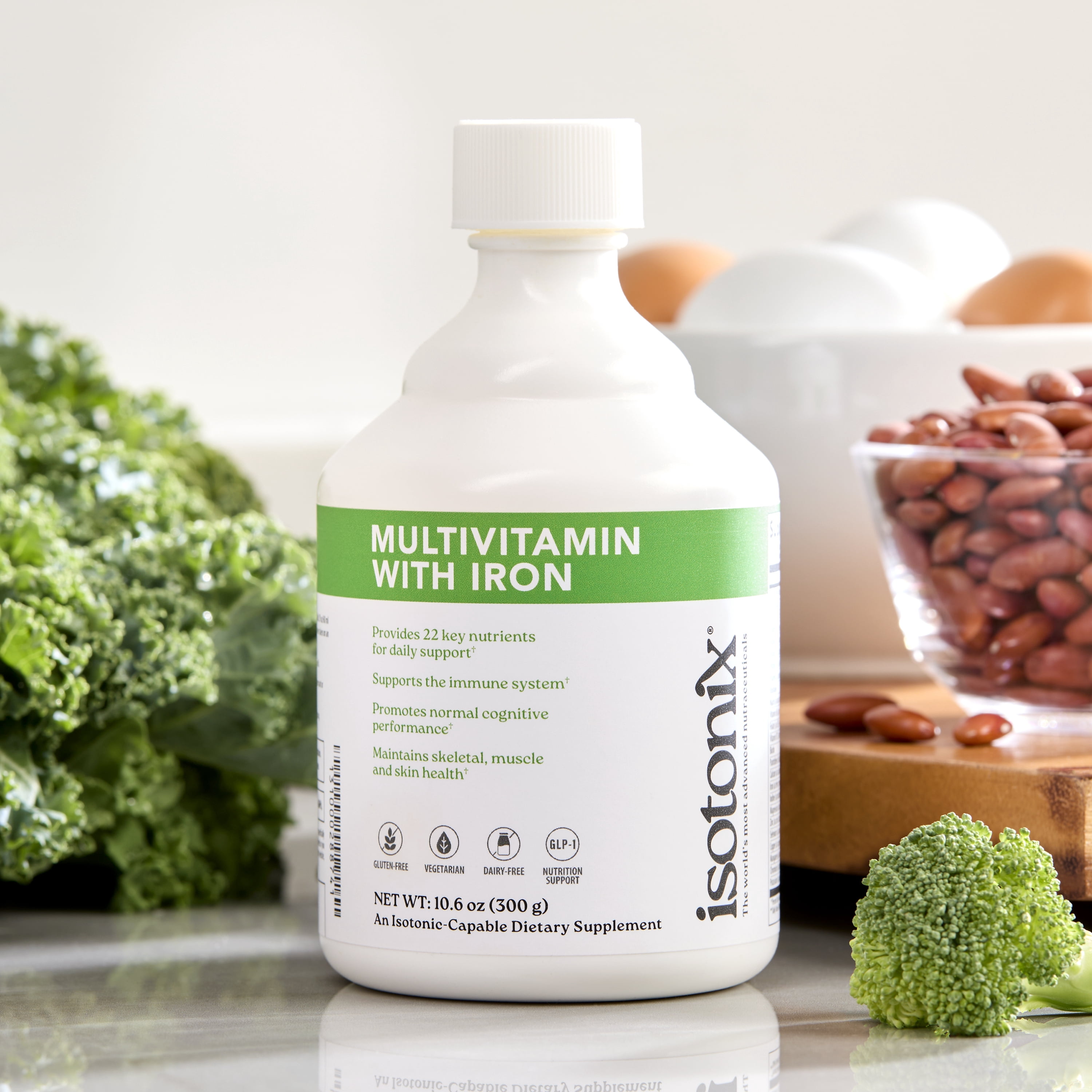 Isotonix Multivitamin with Iron, Immune & Cognitive Support, 90 Servings