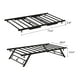 thumbnail image 3 of QinaQin Base nido individual desplegable, cama trundle tipo daybed con ruedas con seguro, estructura metálica plegable y resistente, ideal para recámara, visitas y ahorrar espacio, 3 of 7