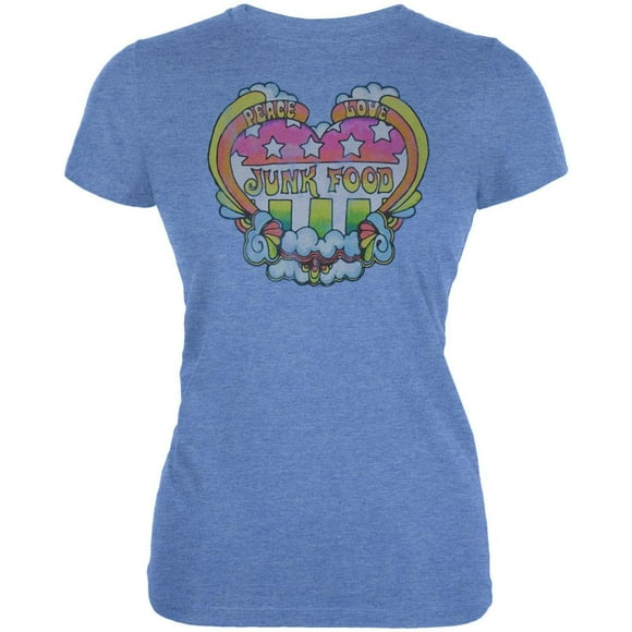 T-Shirt Junior Junk Food - Peace Love