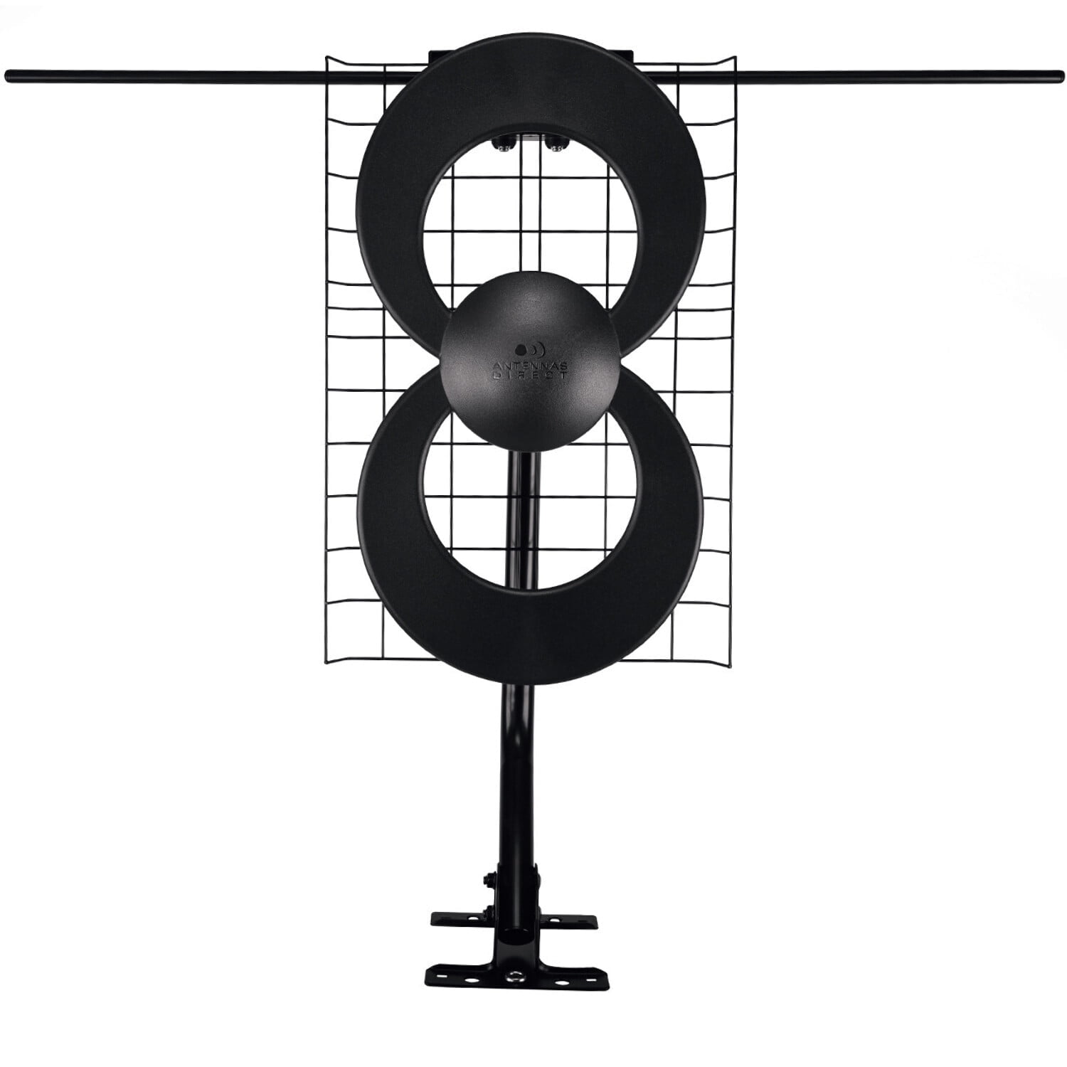 Antennas Direct ClearStream 2V Indoor Outdoor TV Antenna, Multi-Directional, 60+ Mile Range, Mast