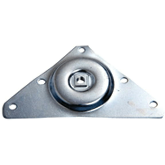 Waddell 2755 Series Top Plate, Heavy-Duty, Steel, Zinc