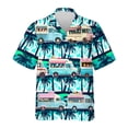 thumbnail image 3 of Camisa hawaiana con estampado 3D de helado abstracto para hombre, camisas hawaianas con estampado de paletas de dibujos animados, blusas casuales holgadas, blusas de manga corta, 3 of 4