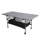 thumbnail image 1 of Mesa plegable compacta para exteriores, mesa de camping portátil multifuncional de acero al carbono, 1 of 15