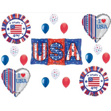 4th Fourth Of July Party Balloons Decorations Supplies Cookout