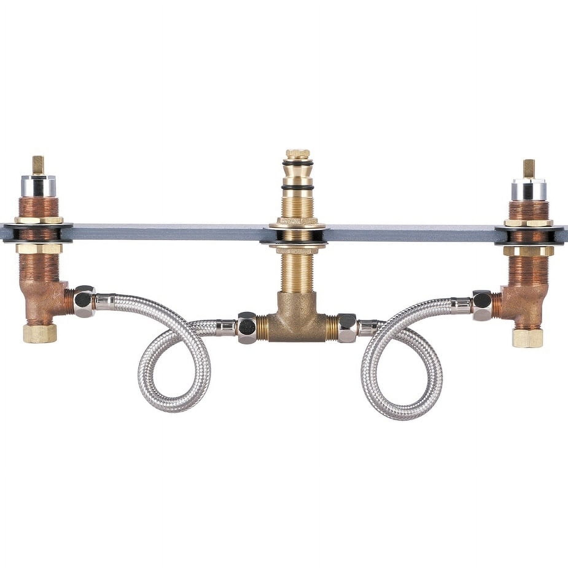 Olympia Faucets P-1131B Two Handle Roman Tub Valve Set Chrome Finish