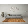 thumbnail image 3 of Ahgly Company Indoor Rectangle Abstract Brown Modern Area Rugs, 2' x 4', 3 of 4
