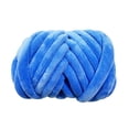 thumbnail image 3 of Hilo grueso de 21,9 yardas para tejer, hilo voluminoso, hilo tubular jumbo para tejer con brazo. Azul, 3 of 9