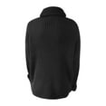 thumbnail image 5 of Duoif Sweaters for Women Trendy Women's Elegant Turtleneck Sweaters Oversized Long Sleeve Chunky Knit Sweater Fall Winter Casual Solid Pullover Tops Women's Sweaters Womens Tops Black L, 5 of 7