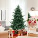 thumbnail image 3 of Costway Árbol de Navidad artificial de 210 cm con 1090 puntas de ramas de PVC PE y 340 luces LED de color blanco cálido, 3 of 5