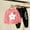 Pink, variant on Nrmvnmi Unisex Teen Kids Jogger Sweatsuit Set 2PCS, Cute Star Print Crewneck Long Sleeve Pullover And Elastic Waist Ankle Length Sweatpants Warm Comfortable Fall And Winter Set For Boys Girls