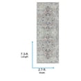 thumbnail image 4 of Livabliss Washable Rugs for Living Room, 3x7 Kemer Traditional Seafoam Runner Area Rug, Bedroom Dining Room Home Decor Stain Resistant Carpet (2'7" x 7'3" Runner), 4 of 8