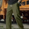 thumbnail image 2 of Men's Fashion Personality Solid Color Casual Pants, 2 of 6