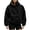 Black, variant on Pet Pouch Hoodie Sweatshirt Zip-Up Sherpa Dog Carrier Hoodie Women Oversized Pet Pouch Winter Warm Jacket