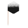 thumbnail image 1 of Flappg White Music Notes Black Toothpick Flags Cupcake Picks Party Celebration, 1 of 3