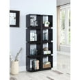 thumbnail image 5 of Modern Cappuccino Geometric Bookcase, 5 of 5