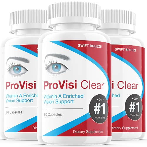 (3 Pack) Visiclear Advanced Eye Health Formula for Eyes Supplement 180