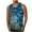 Dark Blue-A, variant on Penkiiy Men Casual Fashion Printing Sleeveless Pullover Round Neck Sports Tank Tops L Purple