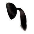 thumbnail image 1 of Extensión de Moño para cabello Yuyangstore Falsa de densidad Negro, 1 of 8