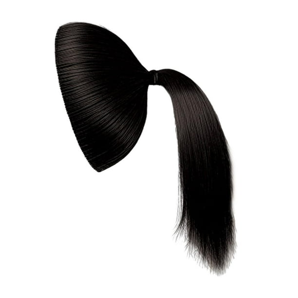 Extensión De Moño Para El Cabello, Densidad, Cola De Caballo De Aspecto Natural Para Mujeres, Bodas, Citas, Negro Sunnimix Moño