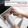 thumbnail image 6 of INDEEMAX Copper Infused Wrist Brace Support for Pain Relief, Adjustable Wrist Support Splint for Tendonitis, Sprain, Strain, Arthritis. For Women and Men-SM-Left Hand,Gray, 6 of 7