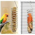 thumbnail image 3 of 2 Pack Spray Holder Parrot Spray Millet Treat Holder Parakeet Treat Sticks Feeder For Natural Bird Millet Treats Crunch Sticks Bars Bird Chew Toys Carrot Cuttlebone Calcium Block, 3 of 9