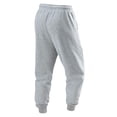 thumbnail image 5 of Men Joggers Sweatpants Athletic Running Drawstring Workout Track Pants with Pockets Lightweight Slim Fit Gray, 5 of 7