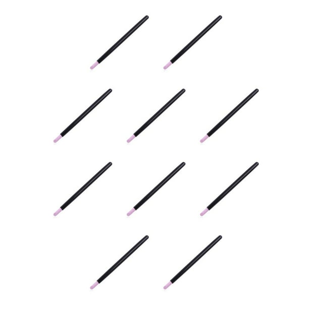 Vogacara Bolígrafo de molienda, artesanía de uñas, pulido de cutículas, herramientas de escultura reutilizables, suministros de un solo Negro 1 Stück 10piezas