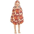 thumbnail image 7 of Toddler Hooded Beach Towel 24x50 Kids Bath Towels Soft Quick Dry for Swim Pool Boys Girls Cartoon Foxes, 7 of 7
