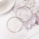 thumbnail image 3 of Aros grandes de 60 mm, plata de ley chapada en oro de 18 quilates, aros redondos pulidos, joyas, 3 of 4