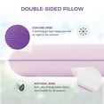 thumbnail image 3 of EGOHOME Memory Foam Pillow, Cooling Gel Bed Pillow, Queen, Purple, 3 of 8