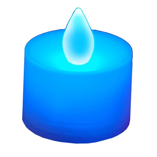 JH Specialties 80212 LED Battery Operated Tea Lights Blue