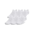 thumbnail image 1 of Pack de 6 calcetines Under Armour Essential No Show, unisex, blancos, 1 of 4