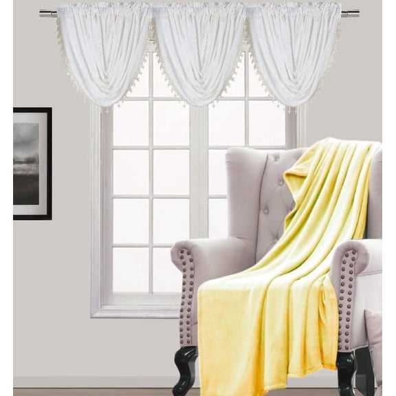 Gorgeous Home Linen 1pc Versatil Small Throw Solid Super Soft Blanket 50"W X 60"L Yellow